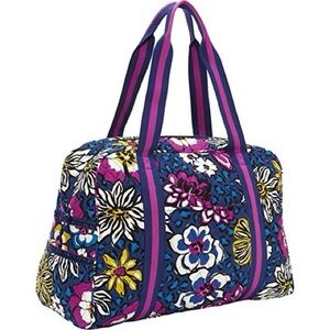 Vera Bradley Women's Bag with Pink and Blue Accents